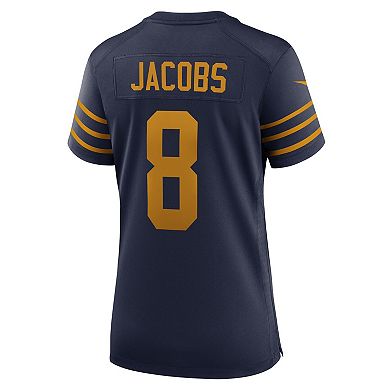 Women's Nike Josh Jacobs Navy Green Bay Packers The 1923 Classic Game Jersey