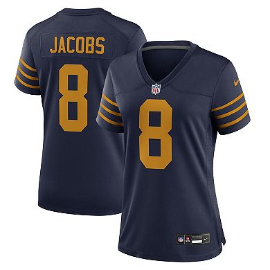 Women's Nike Josh Jacobs Navy Green Bay Packers The 1923 Classic Game Jersey