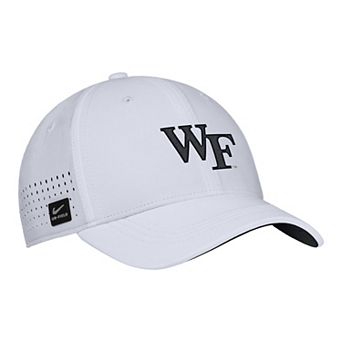 Men's Nike White Wake Forest Demon Deacons 2025 On-Field Performance Flex Hat