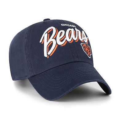Women's '47 Navy Chicago Bears Ariana Clean Up Adjustable Hat