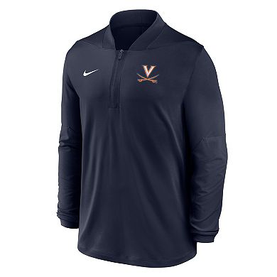 Men's Nike Navy Virginia Cavaliers Dri-FIT Half-Zip Pullover