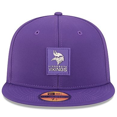 Men's New Era Purple Minnesota Vikings 2025 Sideline 59FIFTY Fitted Hat