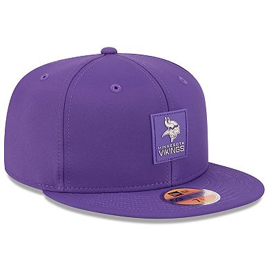 Men's New Era Purple Minnesota Vikings 2025 Sideline 59FIFTY Fitted Hat