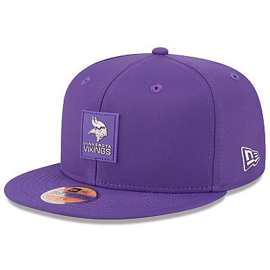 Men's New Era Purple Minnesota Vikings 2025 Sideline 59FIFTY Fitted Hat