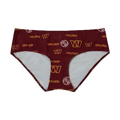 Women's Concepts Sport Burgundy Washington Commanders Mosaic Allover Print Knit Panty