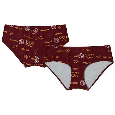 Women's Concepts Sport Burgundy Washington Commanders Mosaic Allover Print Knit Panty