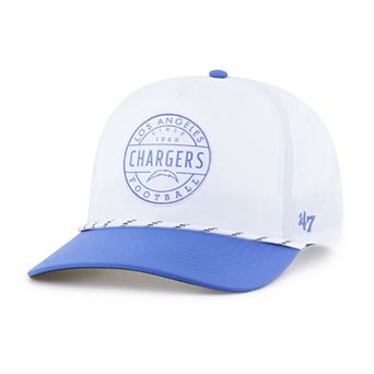 Men's '47 White/Powder Blue Los Angeles Chargers Suburbia Hitch Two-Tone Adjustable Hat