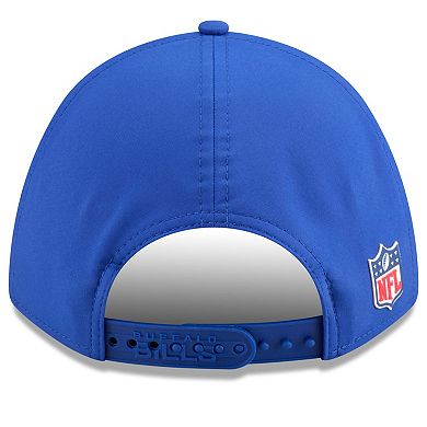 Men's New Era Royal Buffalo Bills 2025 Sideline Throwback M-Crown 9FORTY Adjustable Hat