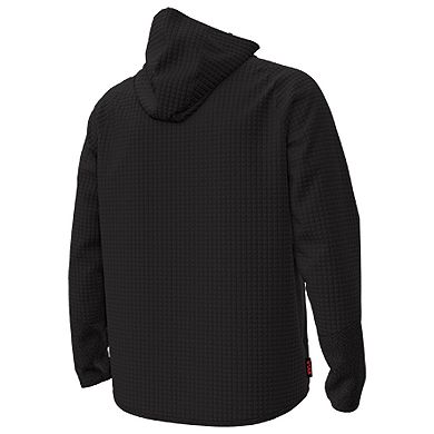 Men's Under Armour Black Utah Utes Unstoppable Raglan Full-Zip Jacket