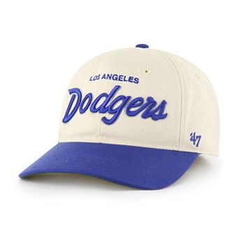 Men's '47 Natural Los Angeles Dodgers Crosstown Franchise Fitted Hat