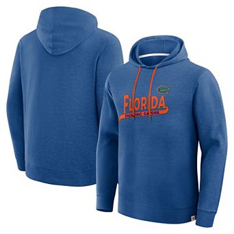 Men's Fanatics Royal Florida Gators Hometown Premium Huddle Up Long Sleeve Hoodie T-Shirt
