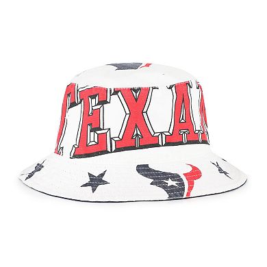 Women's '47 White Houston Texans Energize Bucket Hat