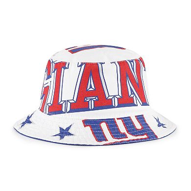 Women's '47 White New York Giants Energize Bucket Hat