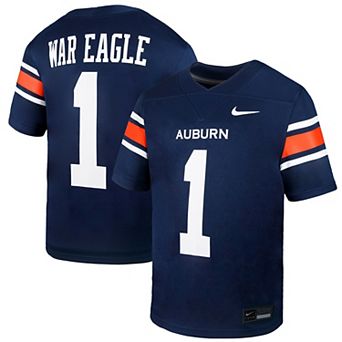 Youth Nike #1 Navy Auburn Tigers Untouchable Replica Game Jersey