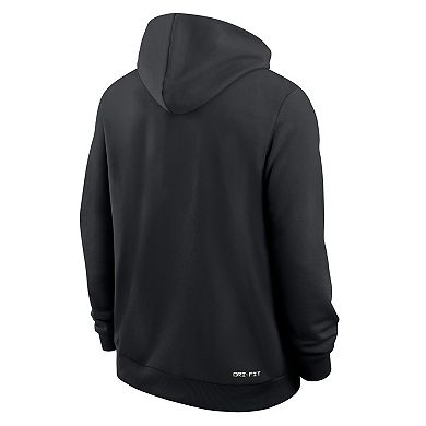 Men's Nike Black UCF Knights 2025 Sideline Standard Issue Dri-Fit Full-Zip Hoodie