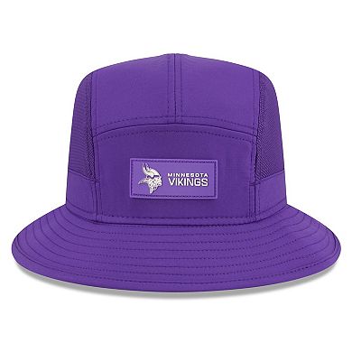 Men's New Era Purple Minnesota Vikings 2025 Sideline Bucket Hat