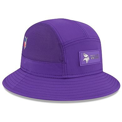 Men's New Era Purple Minnesota Vikings 2025 Sideline Bucket Hat