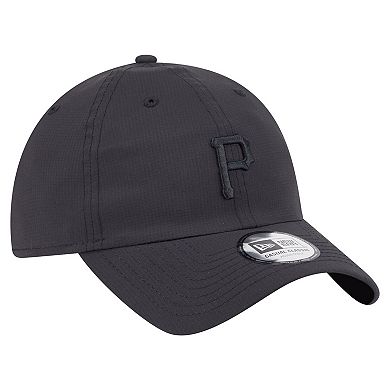 Men's New Era Black Pittsburgh Pirates Ripstop Casual Classic Adjustable Hat