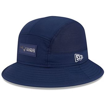 Men's New Era Navy New England Patriots 2025 Sideline Bucket Hat
