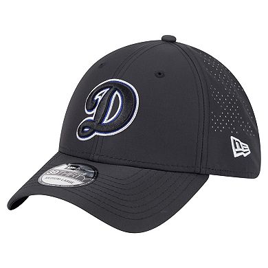 Men's New Era Black Los Angeles Dodgers Night 39THIRTY Flex Hat