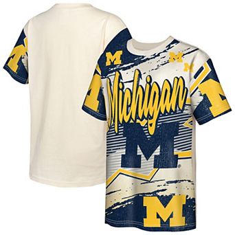 Youth Outerstuff Cream Michigan Wolverines Make Noise T-Shirt