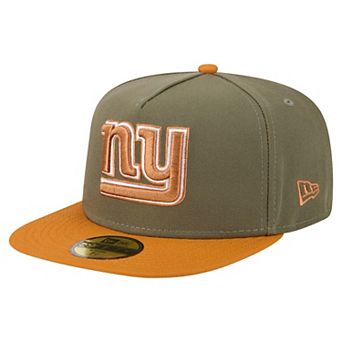 Men's New Era Olive/Brown New York Giants Color Pack A-Frame 59FIFTY Fitted Hat