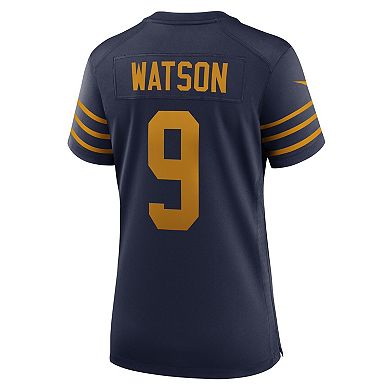 Women's Nike Christian Watson Navy Green Bay Packers The 1923 Classic Game Jersey