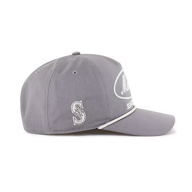 Men's '47 Gray Seattle Mariners Foundational Hitch Adjustable Hat