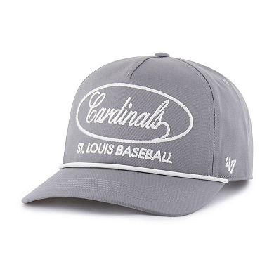 Men's '47 Gray St. Louis Cardinals Foundational Hitch Adjustable Hat
