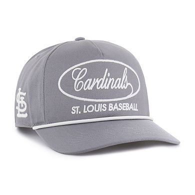 Men's '47 Gray St. Louis Cardinals Foundational Hitch Adjustable Hat