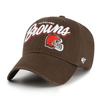 Women's '47 Brown Cleveland Browns Ariana Clean Up Adjustable Hat