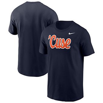 Men's Nike Navy Syracuse Orange Script T-Shirt