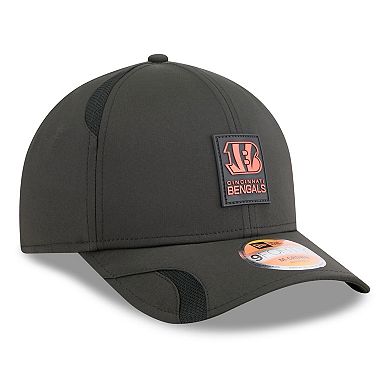Youth New Era Black Cincinnati Bengals 2025 Sideline 9FORTY Adjustable Hat