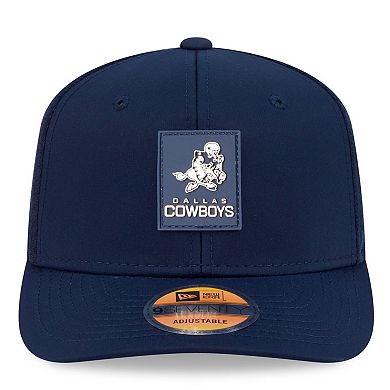 Men's New Era Navy Dallas Cowboys 2025 Sideline Throwback 9SEVENTY Trucker Adjustable Hat