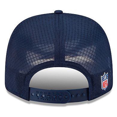 Men's New Era Navy Dallas Cowboys 2025 Sideline Throwback 9SEVENTY Trucker Adjustable Hat