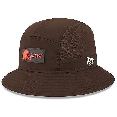 Men's New Era Brown Cleveland Browns 2025 Sideline Bucket Hat