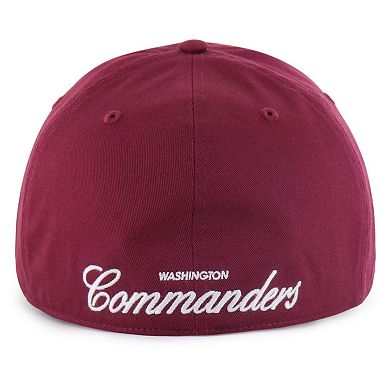 Men's '47 Burgundy Washington Commanders Foundational Franchise Fitted Hat
