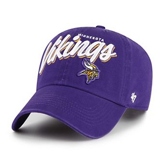 Women's '47 Purple Minnesota Vikings Ariana Clean Up Adjustable Hat