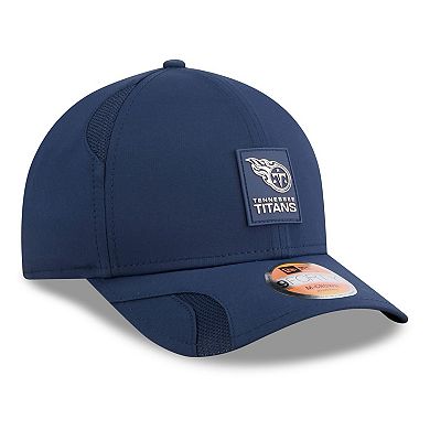 Youth New Era Navy Tennessee Titans 2025 Sideline 9FORTY Adjustable Hat