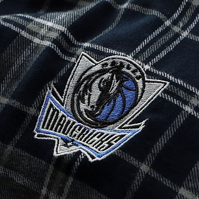 Men's Concepts Sport Navy/Gray Dallas Mavericks Ultimate Plaid Flannel Pants