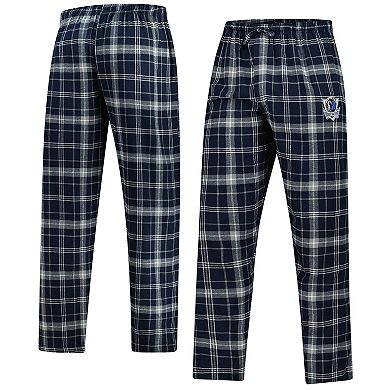 Men's Concepts Sport Navy/Gray Dallas Mavericks Ultimate Plaid Flannel Pants