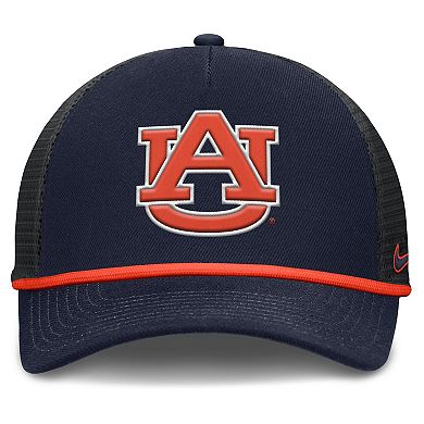Men's Nike Navy Auburn Tigers Rise Primetime Trucker Adjustable Hat