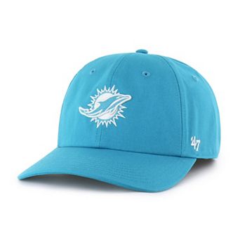 Men's '47 Aqua Miami Dolphins Foundational Franchise Fitted Hat