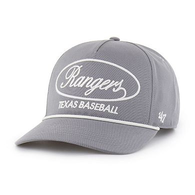 Men's '47 Gray Texas Rangers Foundational Hitch Adjustable Hat