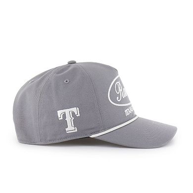 Men's '47 Gray Texas Rangers Foundational Hitch Adjustable Hat
