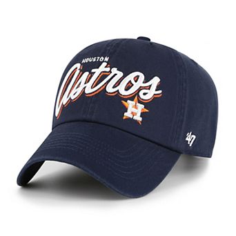Women's '47 Navy Houston Astros Ariana Clean Up Adjustable Hat