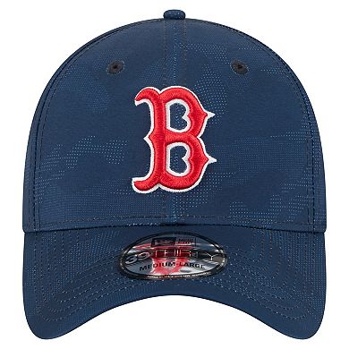 Men's New Era Navy Boston Red Sox Tonal Camo 39THIRTY Flex Hat