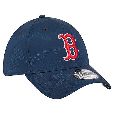 Men's New Era Navy Boston Red Sox Tonal Camo 39THIRTY Flex Hat