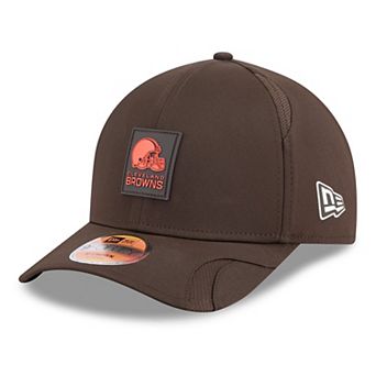 Youth New Era Brown Cleveland Browns 2025 Sideline 9FORTY Adjustable Hat