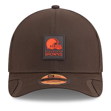 Youth New Era Brown Cleveland Browns 2025 Sideline 9FORTY Adjustable Hat